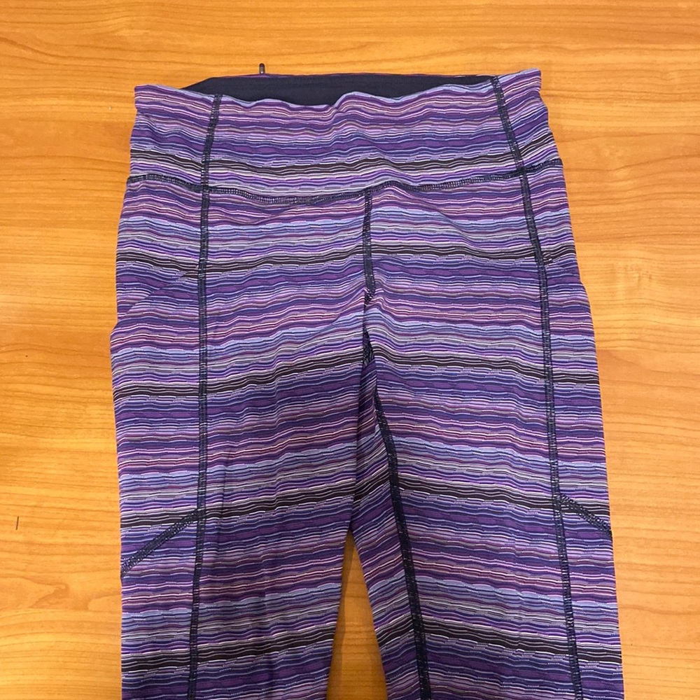 lululemon leggings striped colorful